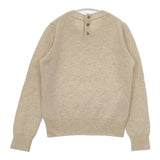 MARGARET HOWELL 578-7163006 カシミヤ ウール TWISTED CASHMERE WOOL KNIT セーター ニット ベージュ レディース マーガレットハウエル【中古】6-0125T∞