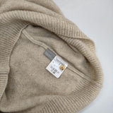 MARGARET HOWELL 578-7163006 カシミヤ ウール TWISTED CASHMERE WOOL KNIT セーター ニット ベージュ レディース マーガレットハウエル【中古】6-0125T∞
