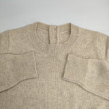 MARGARET HOWELL 578-7163006 カシミヤ ウール TWISTED CASHMERE WOOL KNIT セーター ニット ベージュ レディース マーガレットハウエル【中古】6-0125T∞