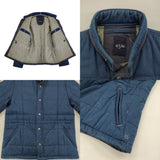 45R/45rpm インディゴコットンキルティングの908ライナーブルゾン 定価68200円 ネイビー レディース フォーティーファイブアールピーエム【中古】5-1226T♪