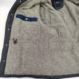 45R/45rpm インディゴコットンキルティングの908ライナーブルゾン 定価68200円 ネイビー レディース フォーティーファイブアールピーエム【中古】5-1226T♪