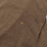 45R/45rpm Tシャツドレス コットン 日本製 ポケット付き ワンピース ブラウン レディース フォーティーファイブアールピーエム【中古】6-0203M♪