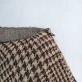 45R/45rpm Wクロスツイードスカート 定価52800円 ウール ロングスカート ブラウン ベージュ レディース フォーティーファイブアールピーエム【中古】6-0125T∞