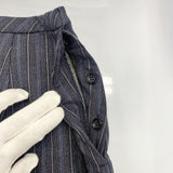 45R/45rpm 二重織コットンウールのスカート 定価48400円 ロングスカート グレー ネイビー レディース フォーティーファイブアールピーエム【中古】6-0125T∞