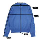 tricot COMME des GARCONS カシミヤ サイドライン セーター ニット AD2015 ブルー レディース トリココムデギャルソン【中古】6-0125T∞