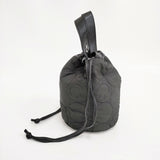 cooco/SMILEY クーコ/スマイリー 新品 リバーシブル巾着バッグ スマイル リバーシブル 巾着バッグ ブラック ブルー レディース【中古】5-1222T◎