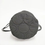 cooco/SMILEY クーコ/スマイリー 新品 リバーシブル巾着バッグ スマイル リバーシブル 巾着バッグ ブラック ブルー レディース【中古】5-1222T◎