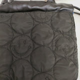 cooco/SMILEY クーコ/スマイリー 新品 リバーシブル巾着バッグ スマイル リバーシブル 巾着バッグ ブラック ブルー レディース【中古】5-1222T◎