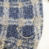 cooco/SMILEY クーコ/スマイリー 新品 リバーシブル巾着バッグ スマイル リバーシブル 巾着バッグ ブラック ブルー レディース【中古】5-1222T◎