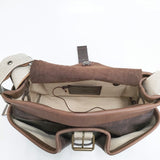 ebagos ポニーレザー 革 ショルダーバッグ ブラウン レディース エバゴス【中古】6-0127G◎