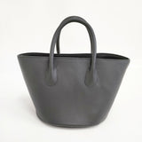 SHOJI FUJITA ショウジフジタ DEARMYFRIEND 5 定価4万円 牛革 レザー トートバッグ ブラック レディース【中古】5-1222G◎