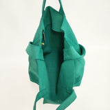 zattu KINAX マイクロファイバースエードミドルフラップトートバッグ 2way ショルダーバッグ グリーン レディース ザッツ【中古】5-1222G◎