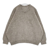 ゴーシュ G214-K002 アルパカウールニット クルーネックワイド 定価24200円 セーター ニット グレー レディース ゴーシュ【中古】6-0125T∞