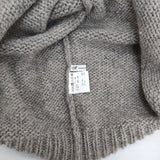 ゴーシュ G214-K002 アルパカウールニット クルーネックワイド 定価24200円 セーター ニット グレー レディース ゴーシュ【中古】6-0125T∞