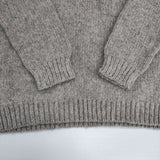 ゴーシュ G214-K002 アルパカウールニット クルーネックワイド 定価24200円 セーター ニット グレー レディース ゴーシュ【中古】6-0125T∞