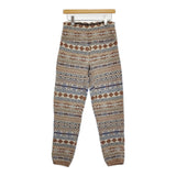 45R/45rpm フェアアイルのニットパンツ サイズ2 定価42900円 ベージュ ブラウン レディース フォーティーファイブアールピーエム【中古】5-1219T♪