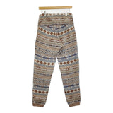 45R/45rpm フェアアイルのニットパンツ サイズ2 定価42900円 ベージュ ブラウン レディース フォーティーファイブアールピーエム【中古】5-1219T♪