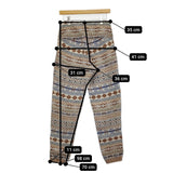 45R/45rpm フェアアイルのニットパンツ サイズ2 定価42900円 ベージュ ブラウン レディース フォーティーファイブアールピーエム【中古】5-1219T♪