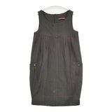 COMPTOIR DES COTONNIERS フランス製 ウールナイロン ノースリーブ ワンピース チャコールグレー レディース コントワーデコトニエ【中古】6-0125T∞