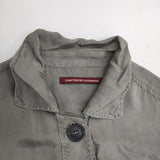 COMPTOIR DES COTONNIERS 半袖 キュプラ ワンピース グレー レディース コントワーデコトニエ【中古】6-0614S∞