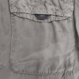 COMPTOIR DES COTONNIERS 半袖 キュプラ ワンピース グレー レディース コントワーデコトニエ【中古】6-0614S∞