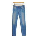 COMPTOIR DES COTONNIERS ストレッチ スキニー サイズ36 デニムパンツ ライトブルー レディース コントワーデコトニエ【中古】6-0310G△