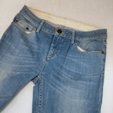 COMPTOIR DES COTONNIERS ストレッチ スキニー サイズ36 デニムパンツ ライトブルー レディース コントワーデコトニエ【中古】6-0310G△