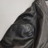 COMPTOIR DES COTONNIERS ラムレザー 羊革 ブルゾン ジャケット ブラック レディース コントワーデコトニエ【中古】6-0125T∞