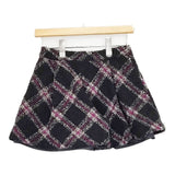 agnes b. To b ウールナイロン ショートパンツ ハーフパンツ ショーツ ブラック パープル レディース アニエスベー【中古】6-0125T∞