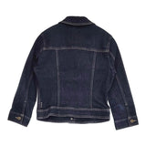 agnes b. To b ストレッチ サイズTU インディゴ染め デニムジャケット ネイビー レディース アニエスベー【中古】6-0310M△