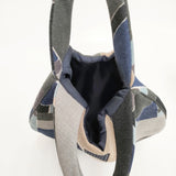 mina perhonen landscape エッグバッグ トートバッグ ネイビー 多色 レディース ミナペルホネン【中古】5-1222T◎