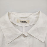 Lisette ヘンプコットン サイズ36 LC-19E050 コート ホワイト レディース リゼッタ【中古】6-0309M♪