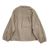 pot pourri 新品 エームドルマンブラウス 定価19800円 16208 ブラウス シャツ 25AW ベージュ レディース ポプリ【中古】5-1219M♪