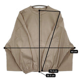 pot pourri 新品 エームドルマンブラウス 定価19800円 16208 ブラウス シャツ 25AW ベージュ レディース ポプリ【中古】5-1219M♪