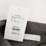 evam eva プレスウールコート サイズ2 定価46200円 E253K090 コート 25AW グレー系 レディース エヴァムエヴァ【中古】5-1219T♪