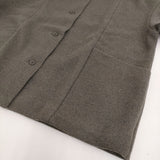 evam eva プレスウールコート サイズ2 定価46200円 E253K090 コート 25AW グレー系 レディース エヴァムエヴァ【中古】5-1219T♪