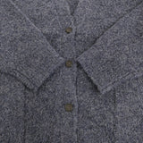 KURASHI&Trips 「やわらかに、品よく」アルパカ混のブークレカーディガン ネイビー レディース クラシアンドトリップス/北欧、暮らしの道具店【中古】5-1219T♪