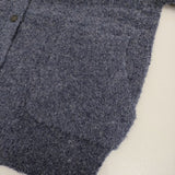 KURASHI&Trips 「やわらかに、品よく」アルパカ混のブークレカーディガン ネイビー レディース クラシアンドトリップス/北欧、暮らしの道具店【中古】5-1219T♪