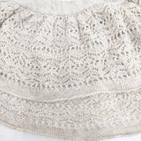 si si si リボン ボレロ 羽織 透かし編み ストール その他ファッション雑貨 ベージュ レディース スースースー【中古】5-1222T◎