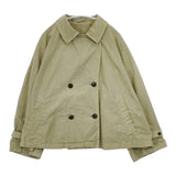 nest Robe スーピマコットンショートトレンチジャケット 染め加工 01201-1407 コート グリーン レディース ネストローブ【中古】6-0125M∞