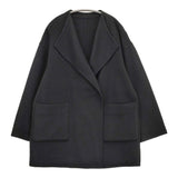 7-IDconcept メリノウールコート 定価47300円 70-24111004 コート ブラック レディース セブンアイディコンセプト【中古】5-1226T♪