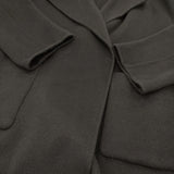 7-IDconcept メリノウールコート 定価47300円 70-24111004 コート ブラック レディース セブンアイディコンセプト【中古】5-1226T♪