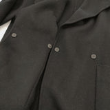 7-IDconcept メリノウールコート 定価47300円 70-24111004 コート ブラック レディース セブンアイディコンセプト【中古】5-1226T♪