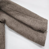 Danton ウールモッサフードコート 定価32780円 JD-8905 WOM サイズ36 コート ベージュ レディース ダントン【中古】5-1226T♪