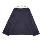 OUTIL バスクシャツ 無地 ボートネック ワイド フランス製 サイズ1 長袖Ｔシャツ カットソー ロンＴ ネイビー レディース ウティ【中古】6-0227M△