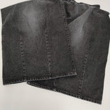 Needles H.D buggy jean 12oz denim 定価31900円 RW233 サイズ1 ワイド バギー デニムパンツ ブラック レディース ニードルス【中古】5-1219G♪