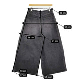 Needles H.D buggy jean 12oz denim 定価31900円 RW233 サイズ1 ワイド バギー デニムパンツ ブラック レディース ニードルス【中古】5-1219G♪