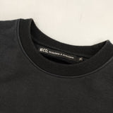 nicholson and nicholson ショート丈 トレーナー コットン 日本製 サイズ38 スウェット ブラック レディース ニコルソンアンドニコルソン【中古】6-0310M△