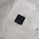 mina perhonen dn4470 always テーパードデニム ホワイトデニム サイズ36 赤耳 コットンリネン デニムパンツ ホワイト レディース ミナペルホネン【中古】6-0227M△