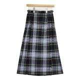 O'NEIL OF DUBLIN/BOSTON-NINE チェック キルト ロングスカート グリーン ネイビー レディース オニールオブダブリン/ボストンナイン【中古】6-0125T∞